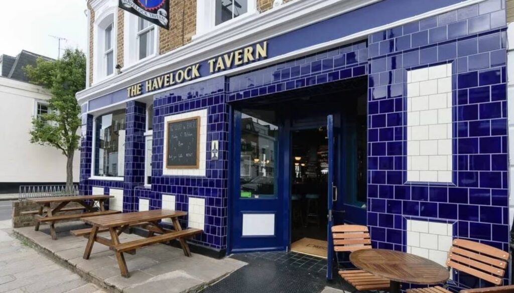 front of the havelock tavern